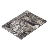 Masse an Bord eines Tee-Schiffs im London brechend Notizblock (Linke Seite)