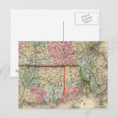 Masse, Conn, RI Karte von Mitchell (Vorne/Hinten)