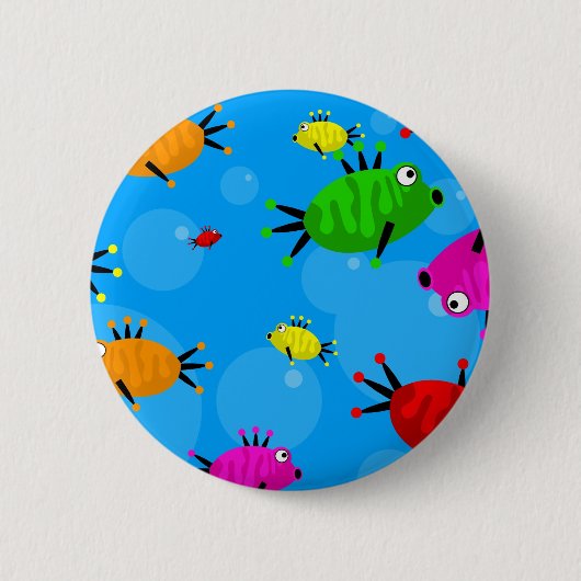 Masse der Fische Button (Vorderseite)