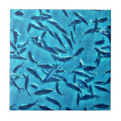 Masse der Fische Fliese (Vorderseite)