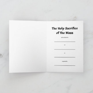 Masse des hl. Gregory der Große Durer, Absichtserk Karte