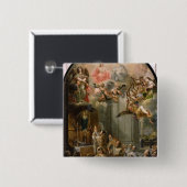Masse für den Auftrag von Trinitarians, 1666 Button (Vorne & Hinten)