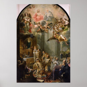 Masse für den Auftrag von Trinitarians, 1666 Poster