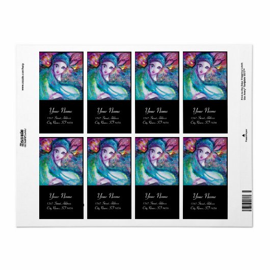 MASSE IN BLAU, rosa schwarz (Vorne)