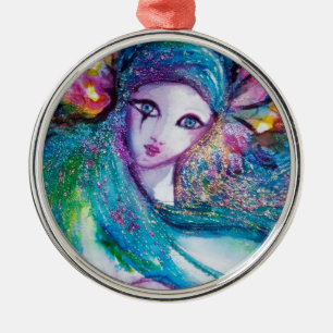 MASSE IN BLAU SILBERNES ORNAMENT