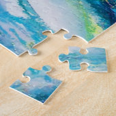 MASSE IN BLAU / Venezianische Masquerade Ball, aqu Puzzle (Seite)