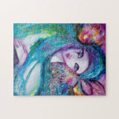 MASSE IN BLAU / Venezianische Masquerade Ball, aqu Puzzle (Horizontal)