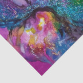 MASSE IN BLAU / Venezianischen Masquerade Masken Seidenpapier (Detail)