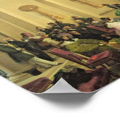 Masse in der Kapelle, 1830-48 Poster (Ecke)