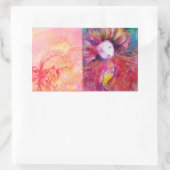 MASSE IN ROT RECHTECKIGER AUFKLEBER (Tasche)