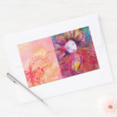 MASSE IN ROT RECHTECKIGER AUFKLEBER (Umschlag)