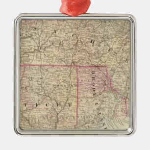 Masse, Konn, RI 2 Silbernes Ornament