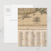 Masse, Rhode Island, Connecticut Postkarte (Vorne/Hinten)