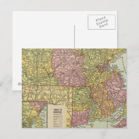 Masse, RI 3 Postkarte (Vorne/Hinten)