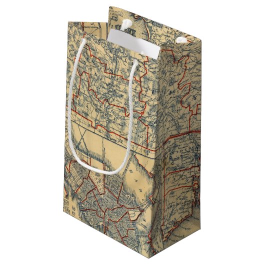 Masse, RI Kleine Geschenktüte (Rückseite Schrägansicht)