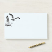 Masse tweetet post-it klebezettel (Auf Schreibtisch)