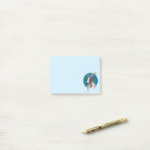 Masse tweetet post-it klebezettel (Auf Schreibtisch)