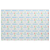 Massebucht, Anguilla-Farbtext, Bildmuster Stoff (Fat Quarter (45,7 x 55,9 cm))