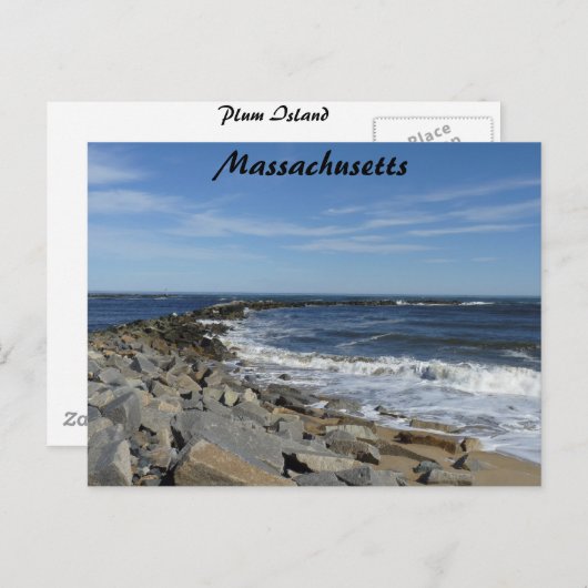 Masseküste Postkarte (Vorne/Hinten)