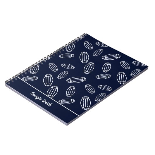 Massemuster für die Maske der roten und weißen Ges Notizblock (Linke Seite)