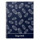 Massemuster für die Maske der roten und weißen Ges Notizblock (Vorderseite)