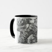 Massenära Schwarz-Vogel-Kaffee-Tasse Tasse (Vorderseite Links)