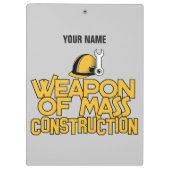 Massenbaugewohnheitsklemmbrett Klemmbrett (Rückseite)