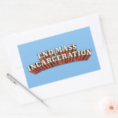 Masseninhaftierung Rechteckiger Aufkleber (Umschlag)