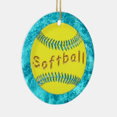 MassenSoftball verziert niedliches Imitat Keramik Ornament (Rechts)