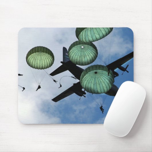 Massensprungs-Auftrag, Fallschirme, US-Armee Mousepad (Mit Mouse)
