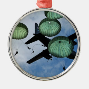 Massensprungs-Auftrag, Fallschirme, US-Armee Ornament Aus Metall
