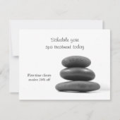 Massensteine Einladung (Vorderseite)