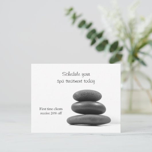 Massensteine Einladung (Stehend Vorderseite)