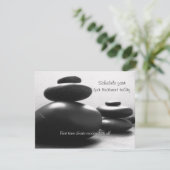 Massensteine Einladung (Stehend Vorderseite)