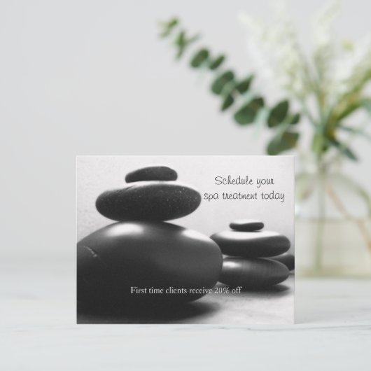 Massensteine Einladung (Stehend Vorderseite)