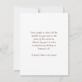 Massensteine Einladung (Rückseite)