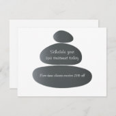 Massensteine Einladung (Vorne/Hinten)