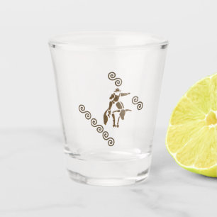 Massentourismus im Rodeo Schnapsglas