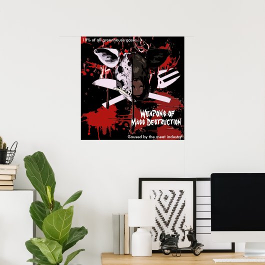 Massenvernichtung Großplakat Poster (Heimbüro)