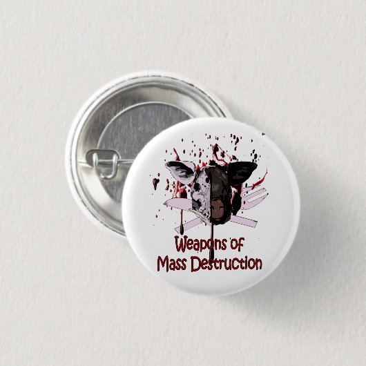 Massenvernichtungsmittel-Knopf Button (Vorne & Hinten)