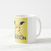 Massenvernichtungswaffen - Gelb Kaffeetasse (VorderseiteRechts)