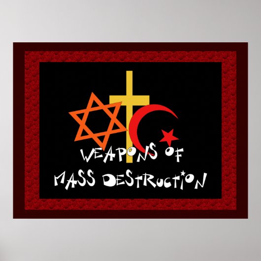Massenvernichtungswaffen Poster (Vorne)