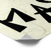 Massenvernichtungswaffen Poster (Ecke)