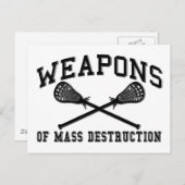 Massenvernichtungswaffen Postkarte (Vorne/Hinten)