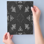 Massenware Schwarz-Weiß Flying High Scrapbook Seit Flyer (Hand)