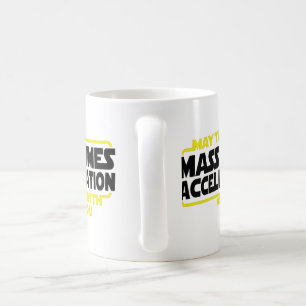 Massenzeit-Beschleunigung Kaffeetasse