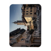Masserano Abend Skyline, Biella, Italien Magnet (Vertikal)