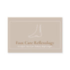 Masseur für Brown Foot Podiatrie Reflexologe