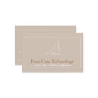 Masseur für Brown Foot Podiatrie Reflexologe