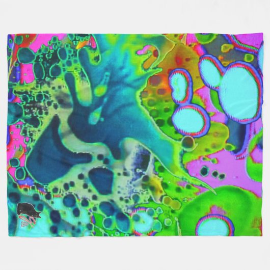 Masseuse Juice Fleece Blanket (Vorderseite (Horizontal))